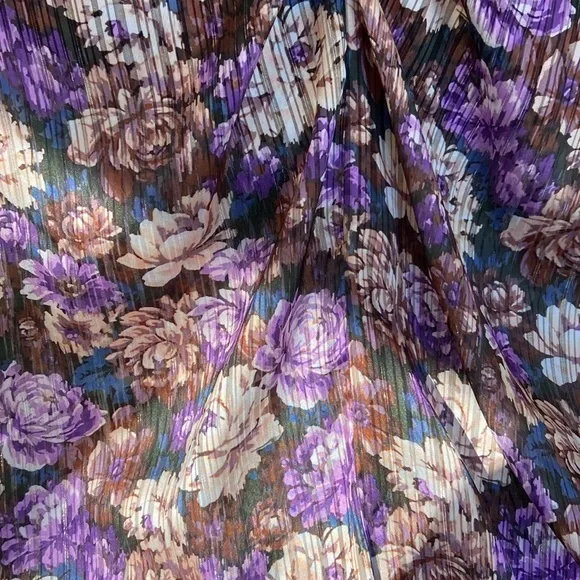 NWT Birgitte Herskind Alexis Ruched Floral Midi Skirt Women's Size 10 - Picture 9 of 12